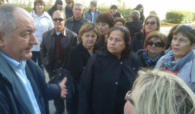 Radnice Adrije: Hoćemo stečaj!, foto: Radio Zadar