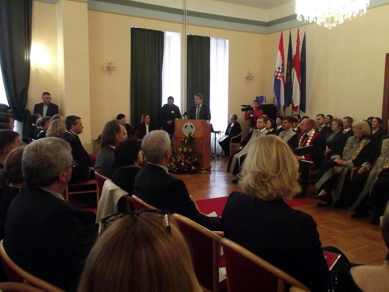 Sveuciliste u Zadru, svecana dvorana – proslava 13. obljetnice obnove