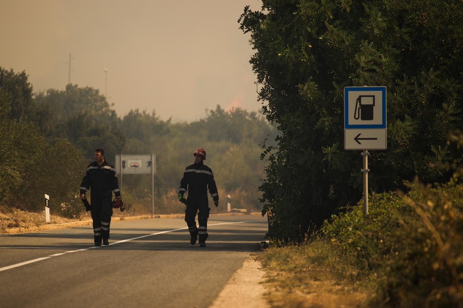 Veliki požar na Pelješcu