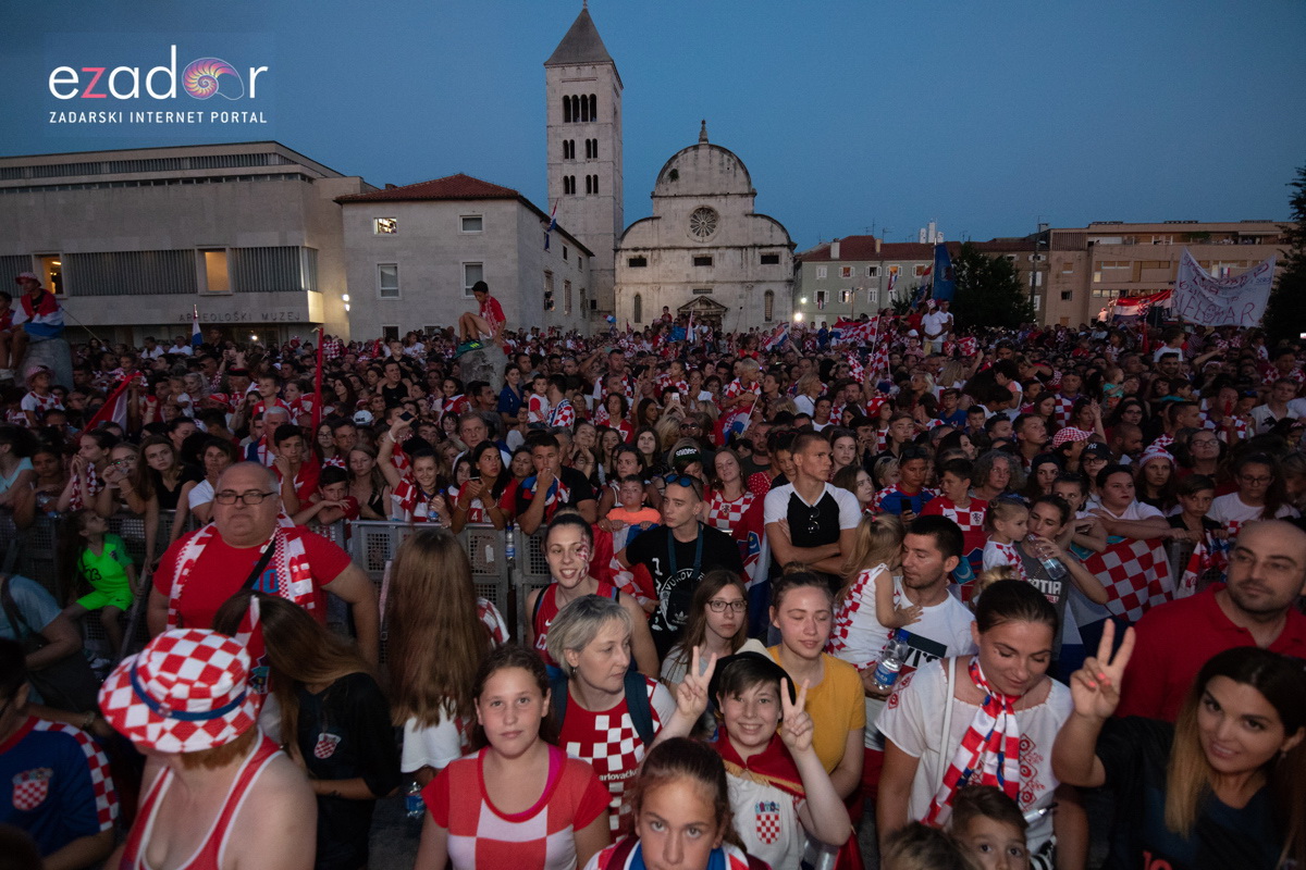 Veličanstven doček četvorice zadarskih Vatrenih