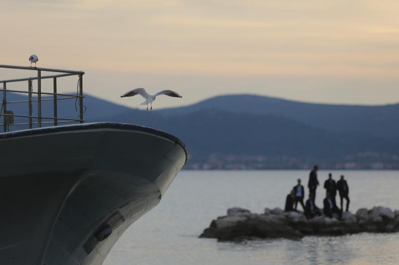 Predvečerje u Zadru 6. ožujka 2014.  Foto: Filip Brala/PIXSELL