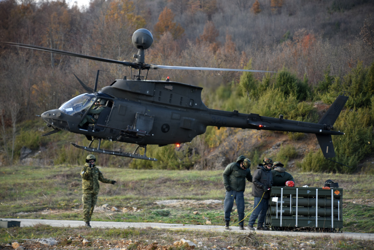 Grupna bojeva gađanja i raketiranja iz Kiowa Warrior