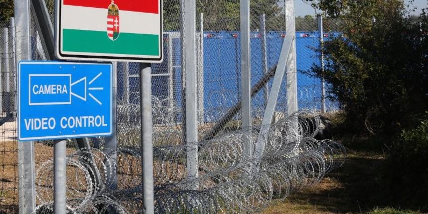 Žičana ograda na mađarskoj granici, Photo: Marko Mrkonjic/PIXSELL