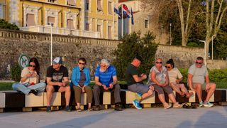 Zadar: Turisti uživaju u zalasku sunca