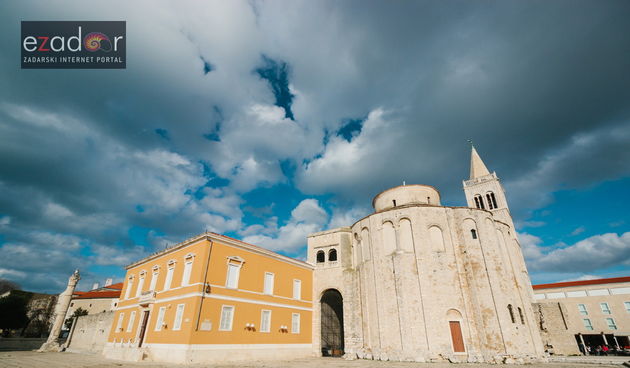 Đir po gradu, ponedjeljak 8. siječnja 2018. Forum, sv Donat, oblačno