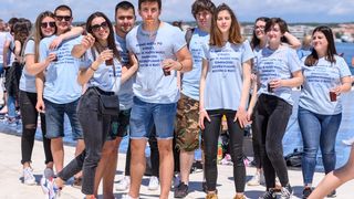 Zadarski maturanti obilježili kraj škole na rivi