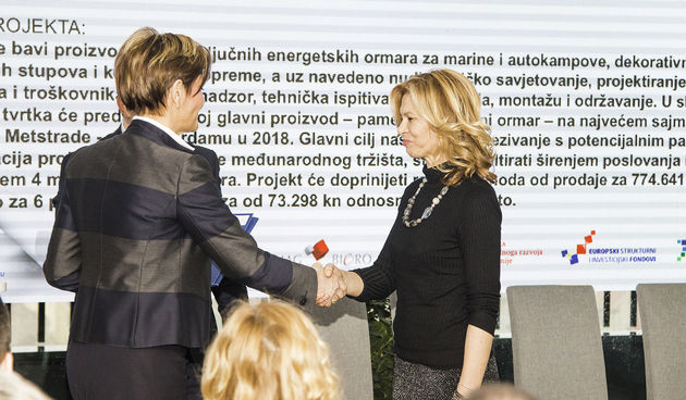Martina Dalić i Ana Baričić (Marex Elektrostroj d.o.o.)
