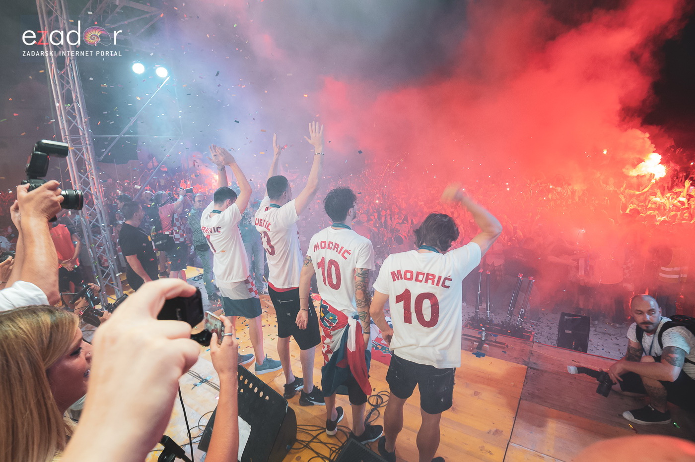 Zadar priredio nezaboravan doček svojim Vatrenim herojima