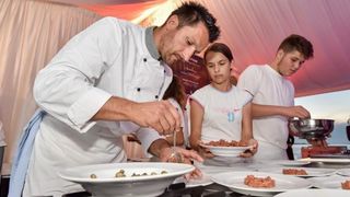 Svečano otvoren 11. biogradski Gastro stol. Photo. Dino Stanin/PIXSELL Svečano otvoren 11. biogradski Gastro stol. Photo. Dino Stanin/PIXSELL