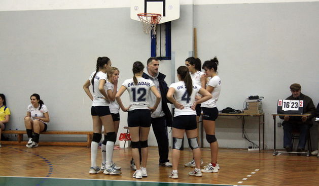 1-B liga: ZOK Zadar – ZOK Novi Zagreb 0-3, Foto: Mladen Malik