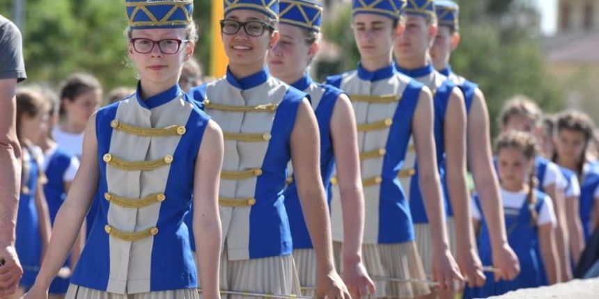 Odrzana je drzavna smotra mazoretkinja u organizaciji Hrvatskog mazoret saveza. Photo: Dino Stanin/PIXSELL Odrzana je drzavna smotra mazoretkinja u organizaciji Hrvatskog mazoret saveza. Photo: Dino Stanin/PIXSELL