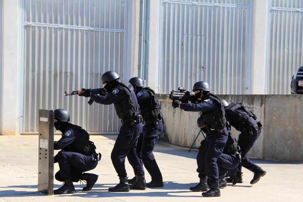 U prigodi Dana hrvatske policije i njihovog zaštitnika Sv.Mihovila danas je u PU Zadarskoj održana prigodna svečanost.U nastavku svečanosti, pokaznu vježbu samoobrane izveli su pripadnici interventne jedinice PU Zadarske te su podijeljena priznanja nagrađ U prigodi Dana hrvatske policije i njihovog zaštitnika Sv.Mihovila danas je u PU Zadarskoj održana prigodna svečanost.U nastavku svečanosti, pokaznu vježbu samoobrane izveli su pripadnici interventne jedinice PU Zadarske te su podijeljena priznanja nagrađ