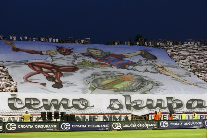 Stadion Poljud, Split – Uzvratna utakmica doigravanja za Europsku ligu, HNK Hajduk – FC Slovan Liberec 0-1. Photo: PIXSELL