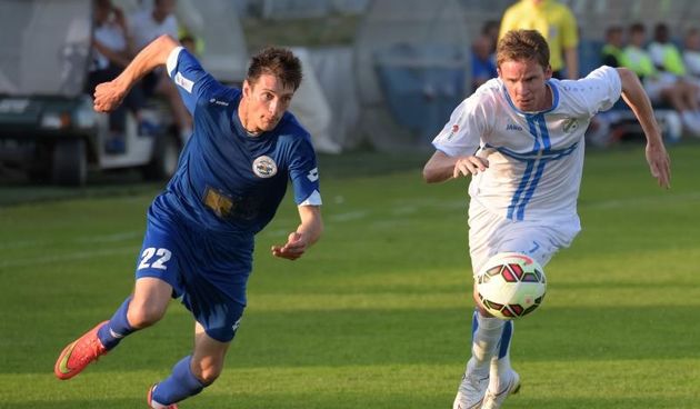 17.05.2015., stadion Stanovi, Zadar – MAXtv 1. HNL, 34. kolo, NK Zadar – NK Rijeka. Marko Tesija, Marin Tomasov. Photo: Dino Stanin/PIXSELL