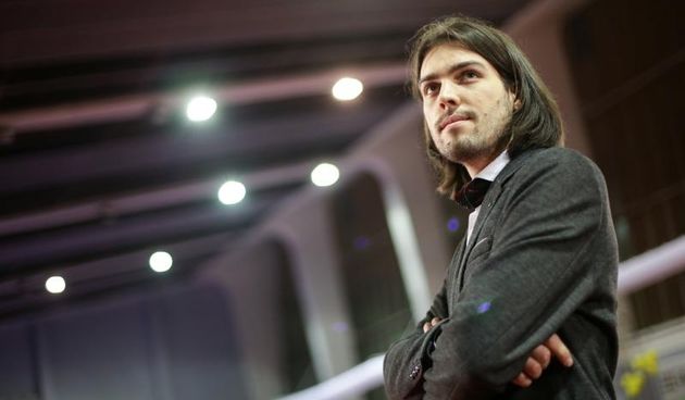 Izborni stozer predsjednickog kandidata Zivog zida Ivana Vilibora Sinicica na Zagrebackom velesajmu gdje se ocekuju rezultati prvog kruga predsjednickih izbora 2014./2015. Photo: Petar Glebov/PIXSELL Autor  Petar Glebov/PIXSELL Ključne riječi  prvi krug,