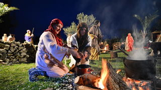 Diklo: Na Bunarima na blagdan sv. Stjepana uprilične žive jaslice Udruge Kveštura. Foto: Iva Perinčić Diklo: Na Bunarima na blagdan sv. Stjepana uprilične žive jaslice Udruge Kveštura. Foto: Iva Perinčić