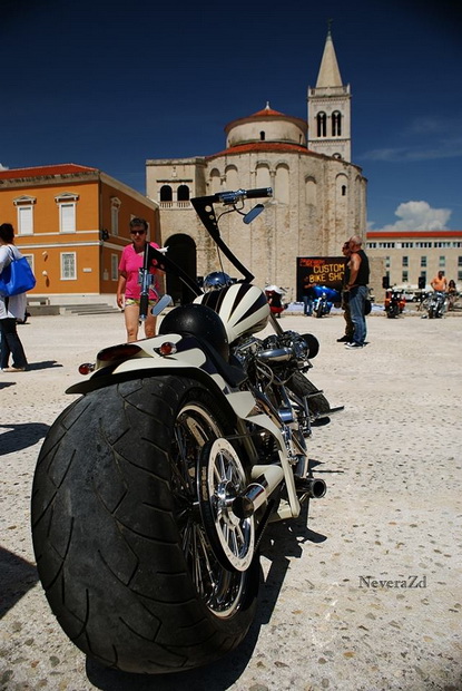 Nekoliko stotina vlasnika kultnih Harley Davidsona danas je posjetilo Zadar, Foto: Nevera ZD