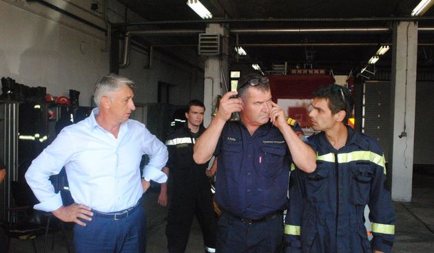 Župan Božidar Longin i Zapovjednik JVP Zadar Željko Šoša