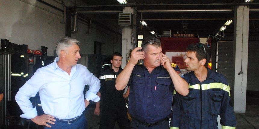 Župan Božidar Longin i Zapovjednik JVP Zadar Željko Šoša Župan Božidar Longin i Zapovjednik JVP Zadar Željko Šoša