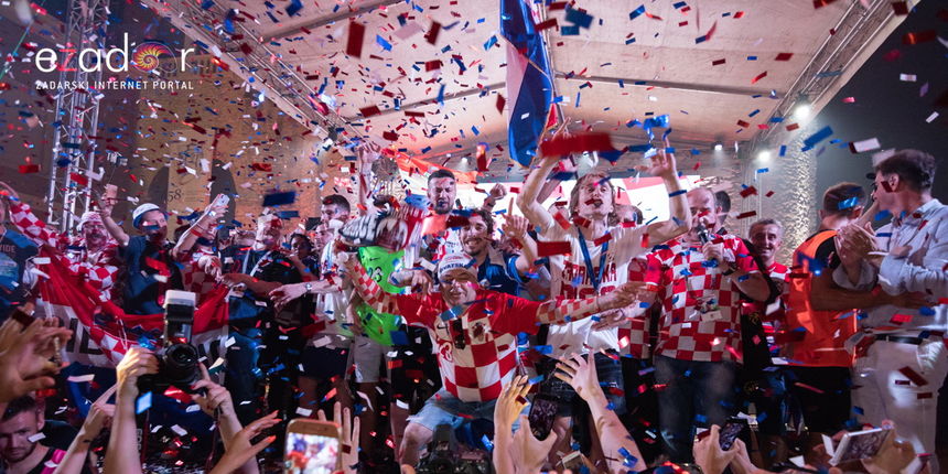 Veličanstven doček četvorice zadarskih Vatrenih Veličanstven doček četvorice zadarskih Vatrenih