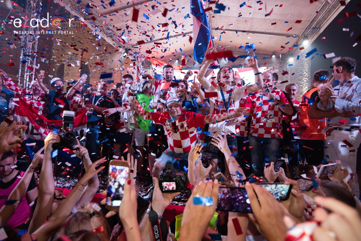 Veličanstven doček četvorice zadarskih Vatrenih