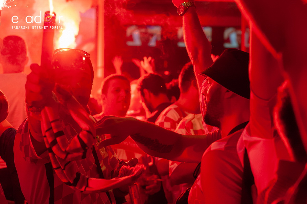 Zadar je gorio: Velika fešta nakon plasmana Vatrenih u polufinale Svjetskog prvenstva