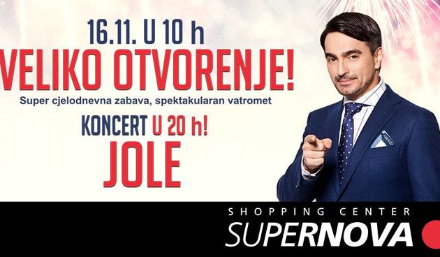 Supernova Zadar- otvorenje uz koncert Jole