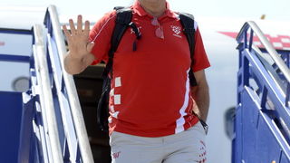 Zagreb, 130812. Zracna luka Pleso.Povratak Hrvatskih sportasa u Zagreb sa Olimpijskih igara u Londonu.Na slici: Na povratku iz Londona sa Olimpijskih Igara, vecina hrvatskih sportasa se vraca avionskim letom Croatie Airlinesa za Zagreb.Ratko Rudic izb Zagreb, 130812. Zracna luka Pleso.Povratak Hrvatskih sportasa u Zagreb sa Olimpijskih igara u Londonu.Na slici: Na povratku iz Londona sa Olimpijskih Igara, vecina hrvatskih sportasa se vraca avionskim letom Croatie Airlinesa za Zagreb.Ratko Rudic izb