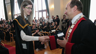 Promocija diplomiranih studenata, 7. ožujka 2009. (foto: Marin Gospić)