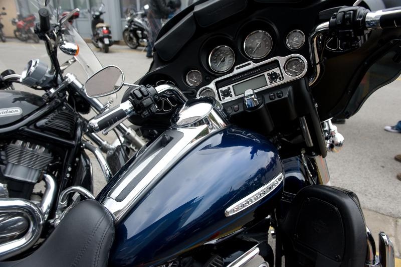 Zagreb – U prodavaonici i zastupnistvu Harley Davidson motora odrzani su Dan otvorenih vrata na kojem su posjetioci mogli razgledati motocikle i neke od njih isprobati. Photo: Davor Visnjic/PIXSELL