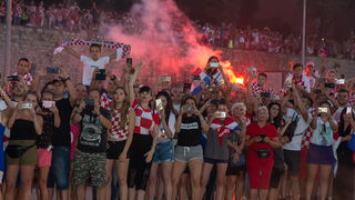 Veličanstven doček četvorice zadarskih Vatrenih od Gradskog mosta do Foruma