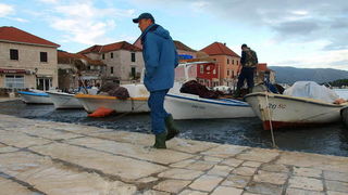 Plima u Starom Gradu na Hvaru 9. studenog 2010, Foto: Petar Botteri