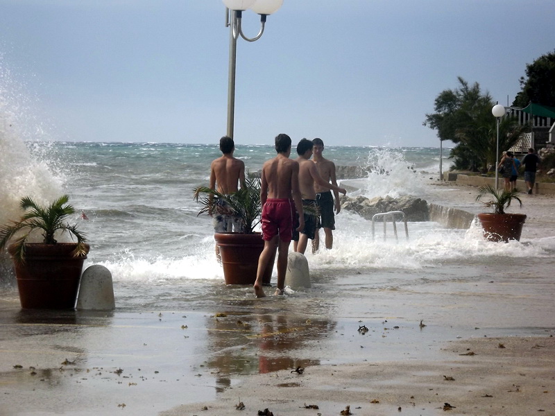 Tramontana u Diklu 26. kolovoza 2012., Foto: Natali Bukvić