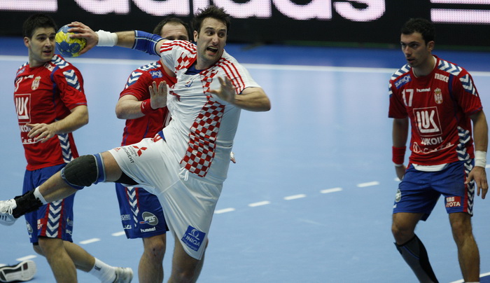 Malmo, 190111.
Malmo Arena, 22. svjetsko rukometno prvenstvo, utakmica izmedju Hrvatske i Srbije.
Na fotografiji: Igor Vori.
Foto: Ante Cizmic / CROPIX Malmo, 190111.
Malmo Arena, 22. svjetsko rukometno prvenstvo, utakmica izmedju Hrvatske i Srbije.
Na fotografiji: Igor Vori.
Foto: Ante Cizmic / CROPIX