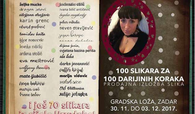 Slikari organiziraju humanitarnu izložbu za Zadranku Dariju Šimunov