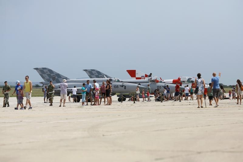 Dan otvorenih vrata Zračne baze Zemunik 5. kolovoza 2014., Foto: Filip Brala/PIXSELL