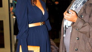 Zagreb 131011.
KD Vatroslav Lisinski.
Koncert Hrvatske dive, na kojem su nastupale Tereza Kesovija, Radojka Sverko i Gabi Novak.
Na slici: trudna Severina.
Foto: Goran Mehkek / Cropix