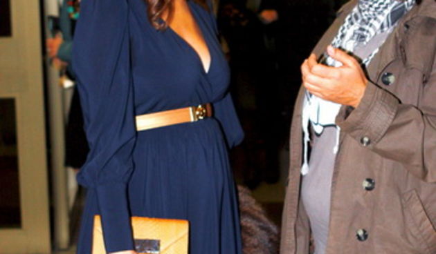 Zagreb 131011.
KD Vatroslav Lisinski.
Koncert Hrvatske dive, na kojem su nastupale Tereza Kesovija, Radojka Sverko i Gabi Novak.
Na slici: trudna Severina.
Foto: Goran Mehkek / Cropix