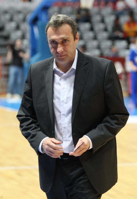 Zadar, 231010. Dvorana Kresimira Cosica. Kosarkaska utakmica NLB-e lile izmedju Zadra i Nynburga. Na fotografiji: trener Nynburga Ronen Ginzburg. Foto: Vladimir Ivanov / CROPIX Zadar, 231010. Dvorana Kresimira Cosica. Kosarkaska utakmica NLB-e lile izmedju Zadra i Nynburga. Na fotografiji: trener Nynburga Ronen Ginzburg. Foto: Vladimir Ivanov / CROPIX