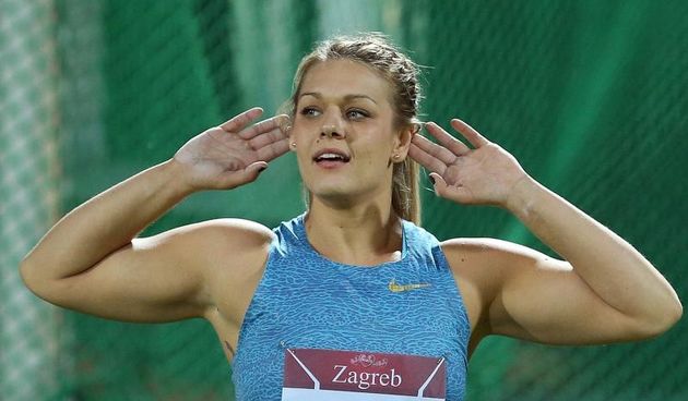 Zagreb – IAAF World Challenge Zagreb, 65. memorijal Borisa Hanzekovica. Disk, zene, Sandra Perkovic. Photo: Goran Stanzl/PIXSELL