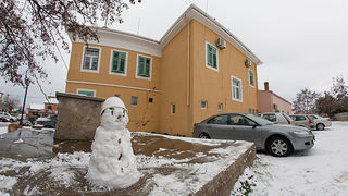 Snijeg u Bibinjama 3. veljače 2012, Foto: Leo Banić