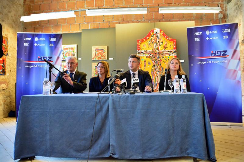 Andrej Plenković, Ivana Maletić, Željana Zovko, Milivoj Špika