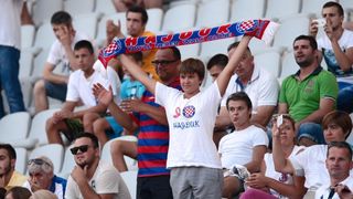 Stadion Poljud, Split – Uzvratna utakmica doigravanja za Europsku ligu, HNK Hajduk – FC Slovan Liberec 0-1. Photo: PIXSELL