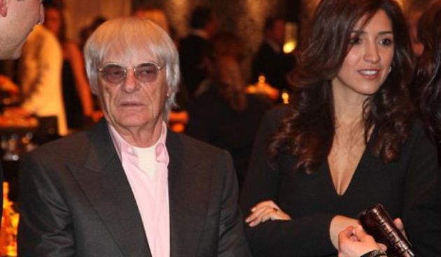 Ecclestone i mlada brazilka Fabiana Flosi, foto: dailymail.co.uk