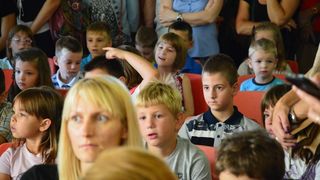 Prvi dan škole u OŠ Stanovi  ; foto Iva Perinčić