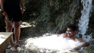 NP Krka: Poznati uživali na izletu u Nacionalnom parku Krka, Photo: Borna Filic/PIXSELL