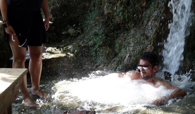 NP Krka: Poznati uživali na izletu u Nacionalnom parku Krka, Photo: Borna Filic/PIXSELL