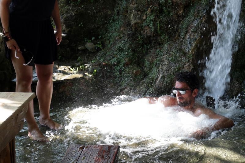NP Krka: Poznati uživali na izletu u Nacionalnom parku Krka, Photo: Borna Filic/PIXSELL