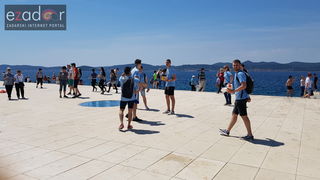 Ludijada maturanata na zadarskoj rivi