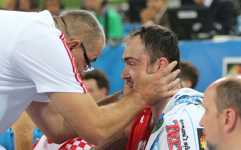 Ljubljana, Arena Stozice – Europsko prvenstvo u kosarci Eurobasket Slovenia 2013.Drugi krug, grupa F. Hrvatska – Finska 88-63. Photo: Igor Kralj/PIXSELL Ljubljana, Arena Stozice – Europsko prvenstvo u kosarci Eurobasket Slovenia 2013.Drugi krug, grupa F. Hrvatska – Finska 88-63. Photo: Igor Kralj/PIXSELL